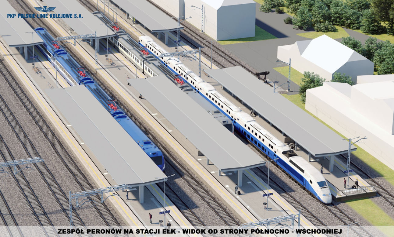 Rail Baltica. Stacja kolejowa w Ełku zmieni się nie do poznania [WIZUALIZACJE]