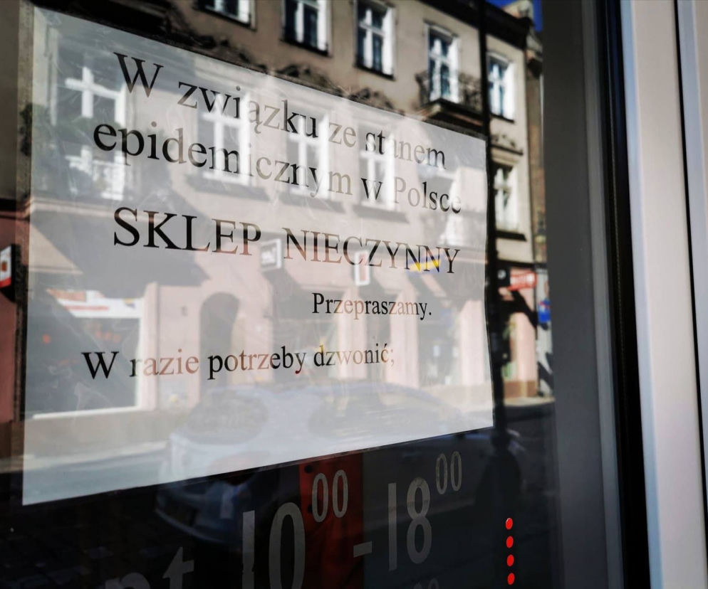 Wiele sklepów w Kaliszu jest zamkniętych - z obawy przed zagrożeniem