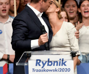 Rafał Trzaskowski z żona Małgorzatą