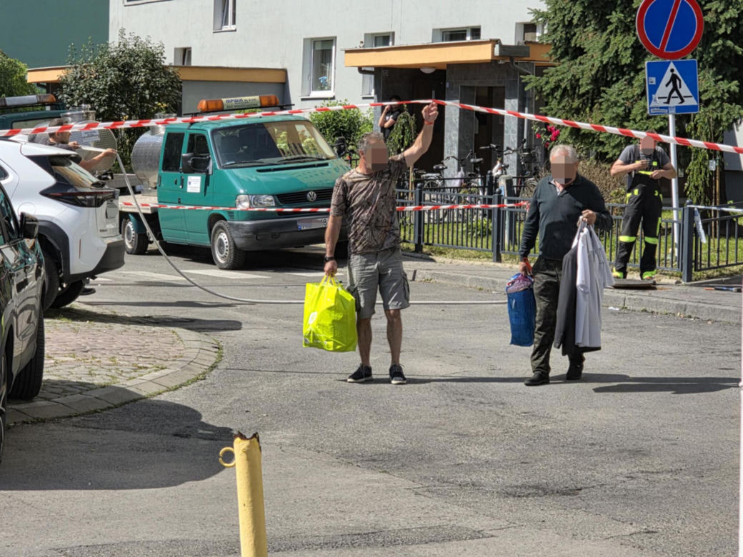 Rzeszów mieszkańcy nie mogą wrócić do bloku.