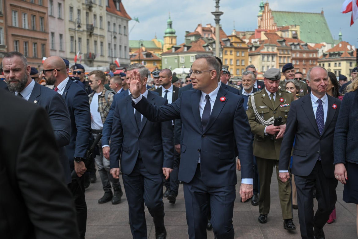 Uroczystości na pl. Zamkowym w Warszawie (3.05.2025)