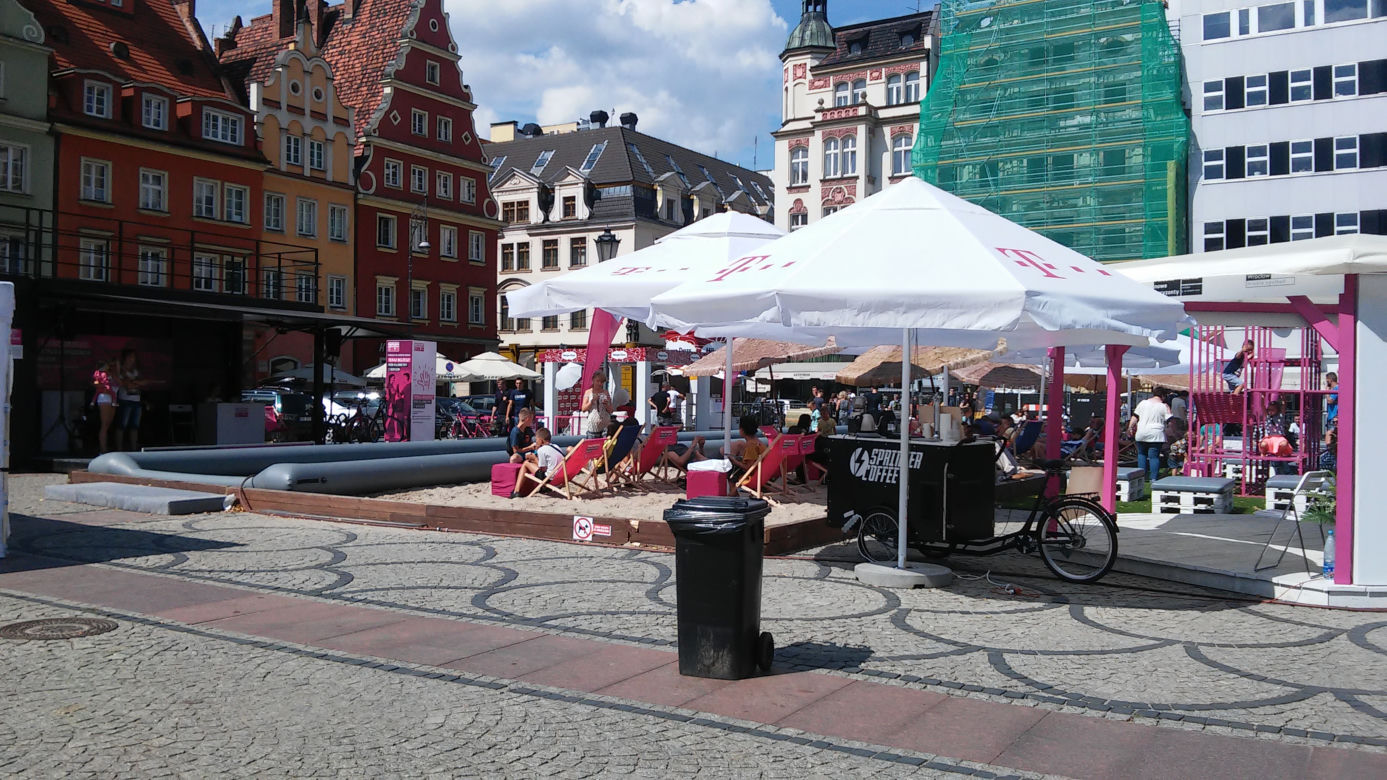 Plaża Nowych Horyzontów na placu Solnym