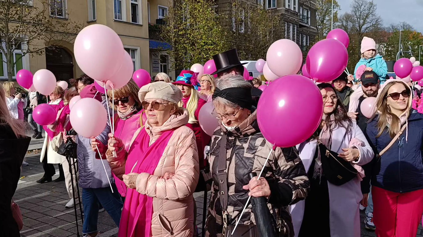 Marsz Różowej Wstążki w Szczecinie