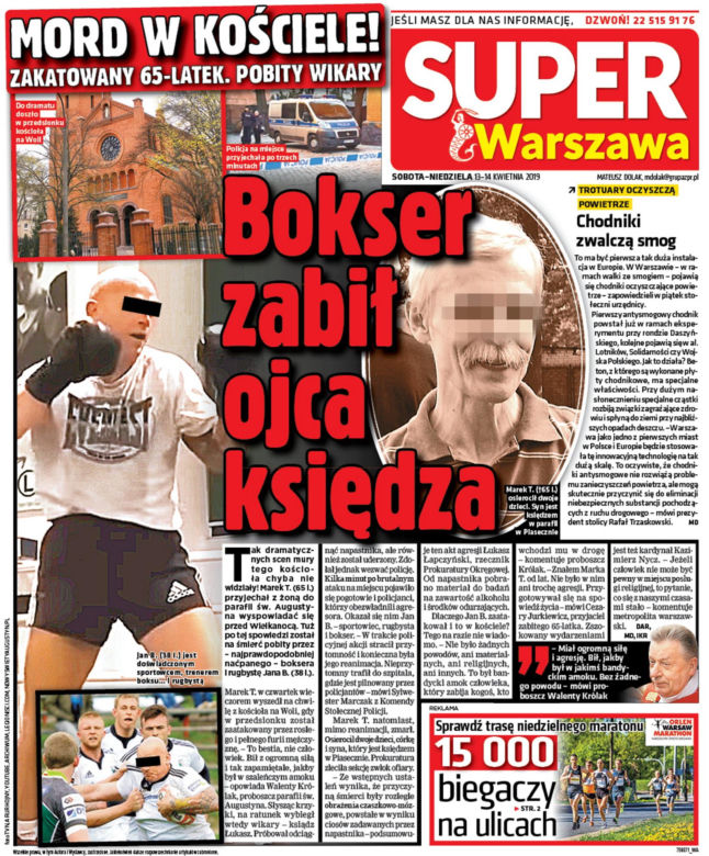Zabili i nie usłyszeli wyroków. Jan B. zabił ojca księdza na plebanii. Jarosław R. poćwiartował teścia w mieszkaniu