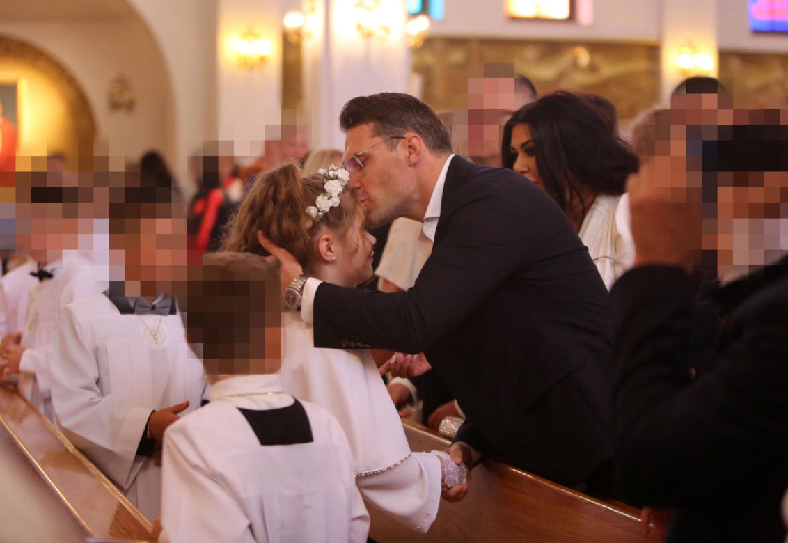 Iwona Węgrowska wyprawiła córce komunię