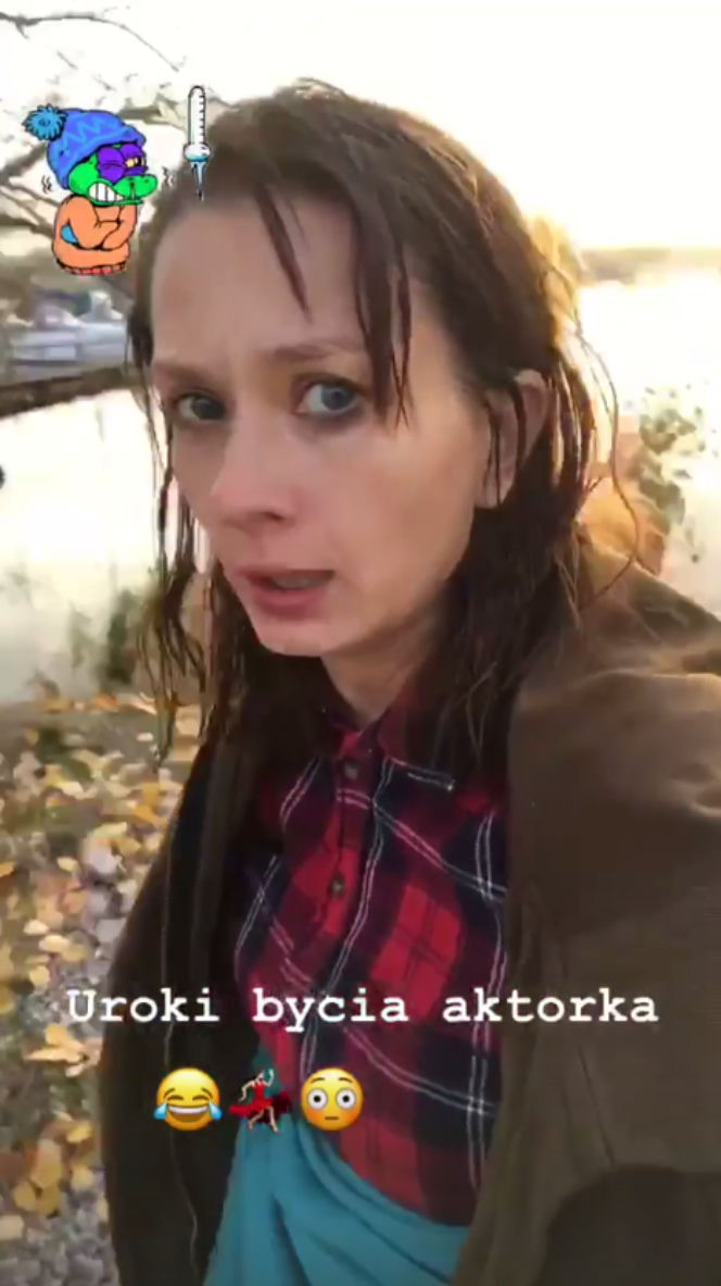 Anita Sokołowska na planie 13. sezonu "Przyjaciółek"