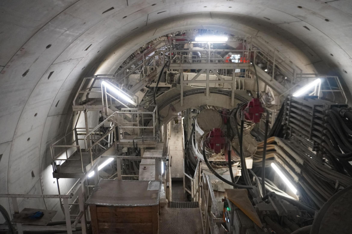 Łódź. Tak wygląda budowa tunelu średnicowego. Drąży go maszyna Katarzyna [ZDJĘCIA].