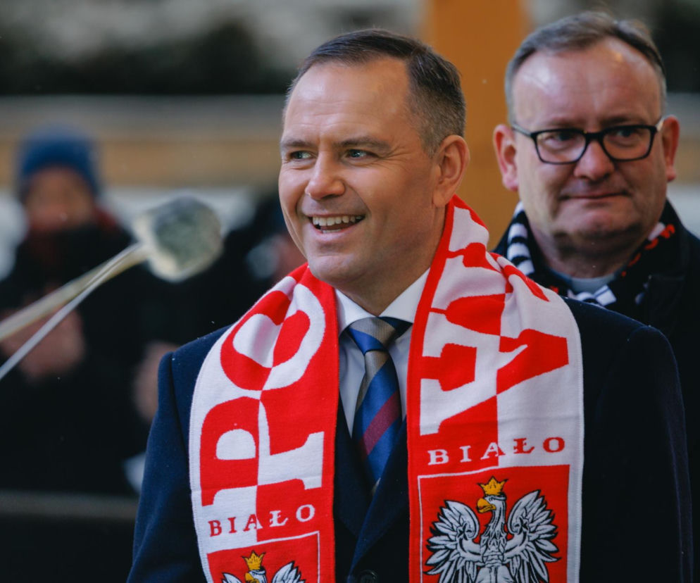 Karol Nawrocki wziął udział w Patriotycznej Pielgrzymce Kibiców na Jasnej Górze