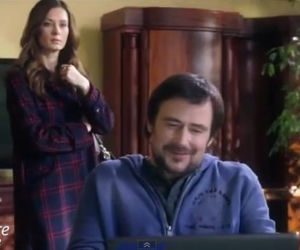 Na dobre i na złe odc. 559. Witek Latoszek (Bartosz Opania), Lena Starska (Anita Sokołowska)