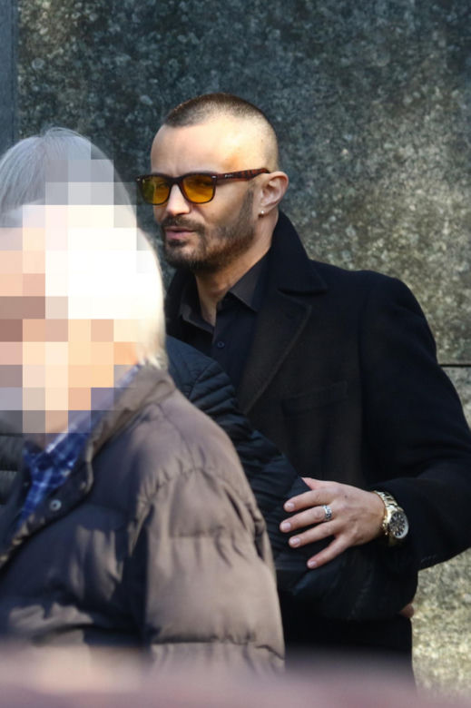 Pogrzeb Mirosława Krawczyka w Gdańsku: Aneta Zając i Mikołaj Krawczyk