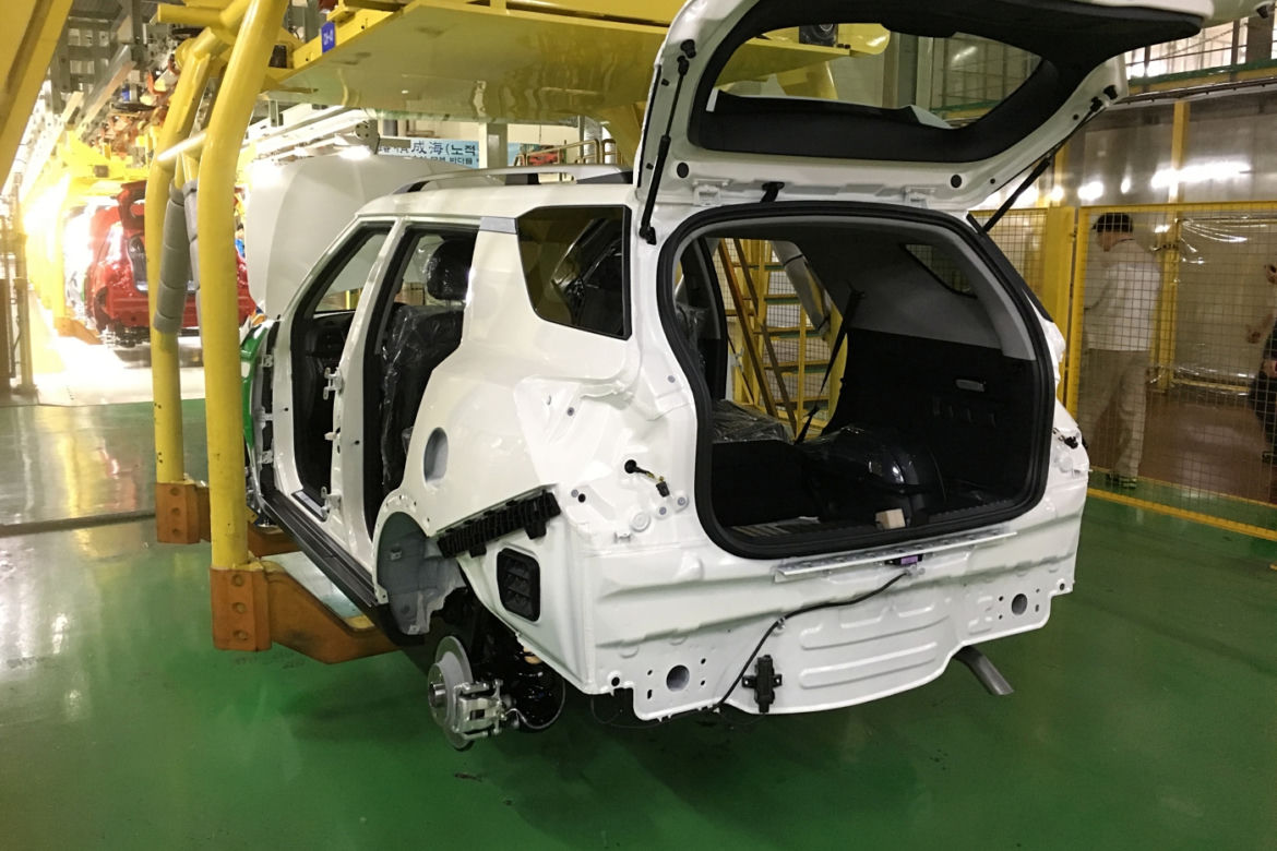 Fabryka samochodów SsangYong w Pyeongtaek