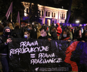 Protest kobiet w Warszawie