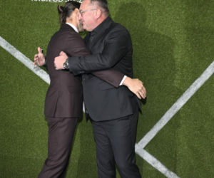 Czesław Michniewicz na premierze