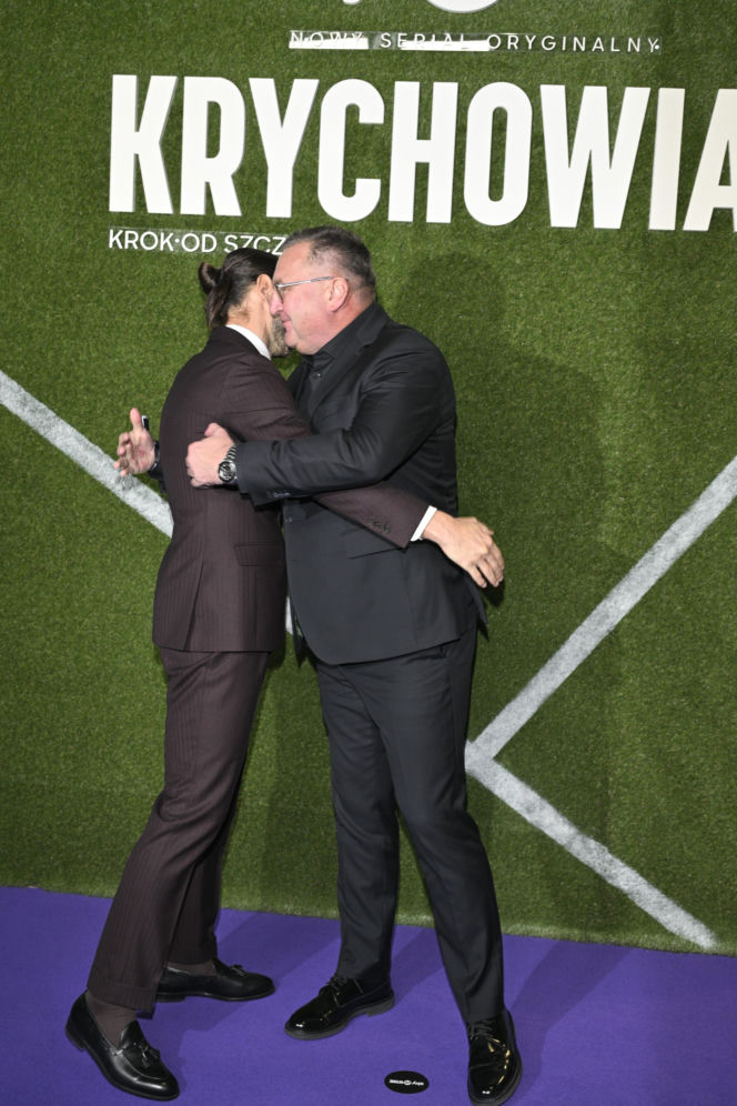 Czesław Michniewicz na premierze