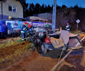 Tragedia na drodze w Sępólnie Krajeński. Zginął 53-letni kierowca! [ZDJĘCIA]