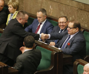 Sejm gratuluje Kaliszowi syna