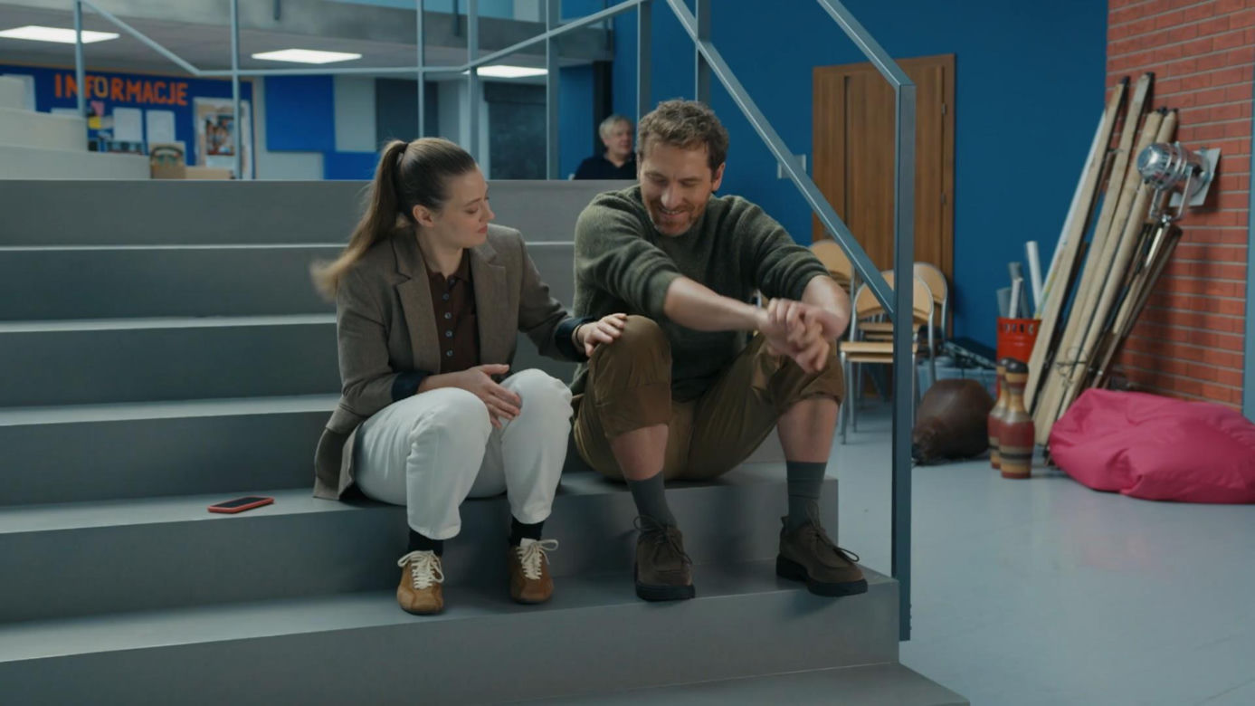 Barwy szczęścia, odc. 3202: Szczepan (Robert Gulaczyk), Gabrysia (Marta Juras)