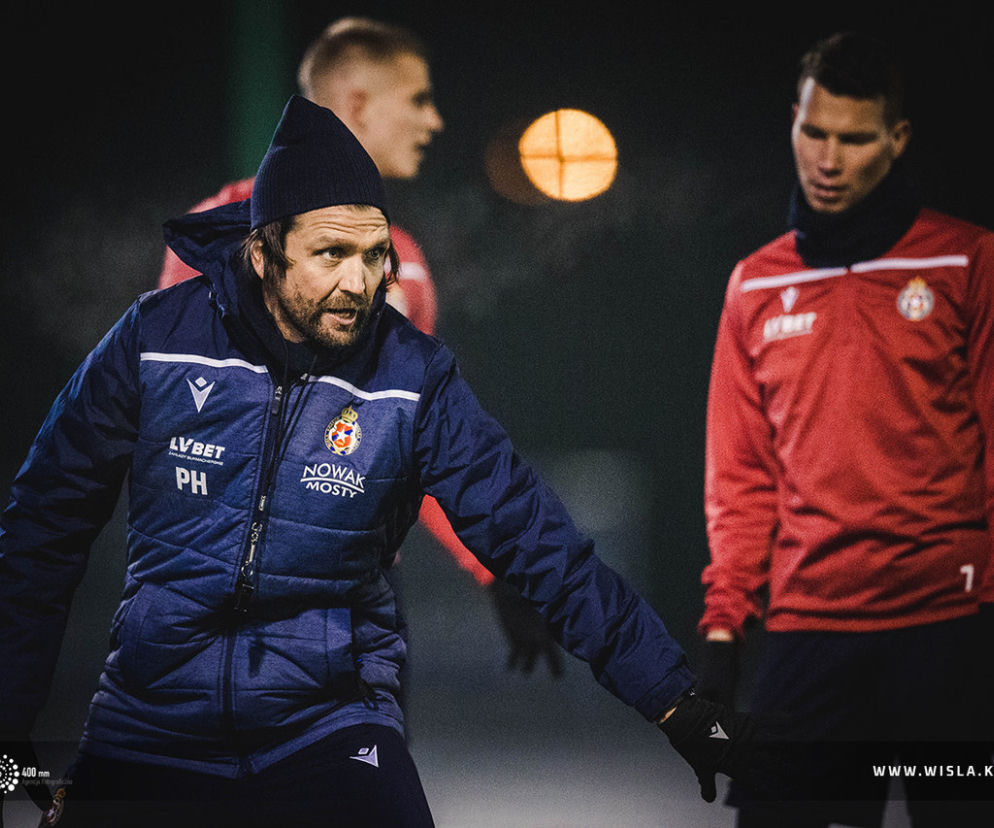 Trening Wisły Kraków przed derbami