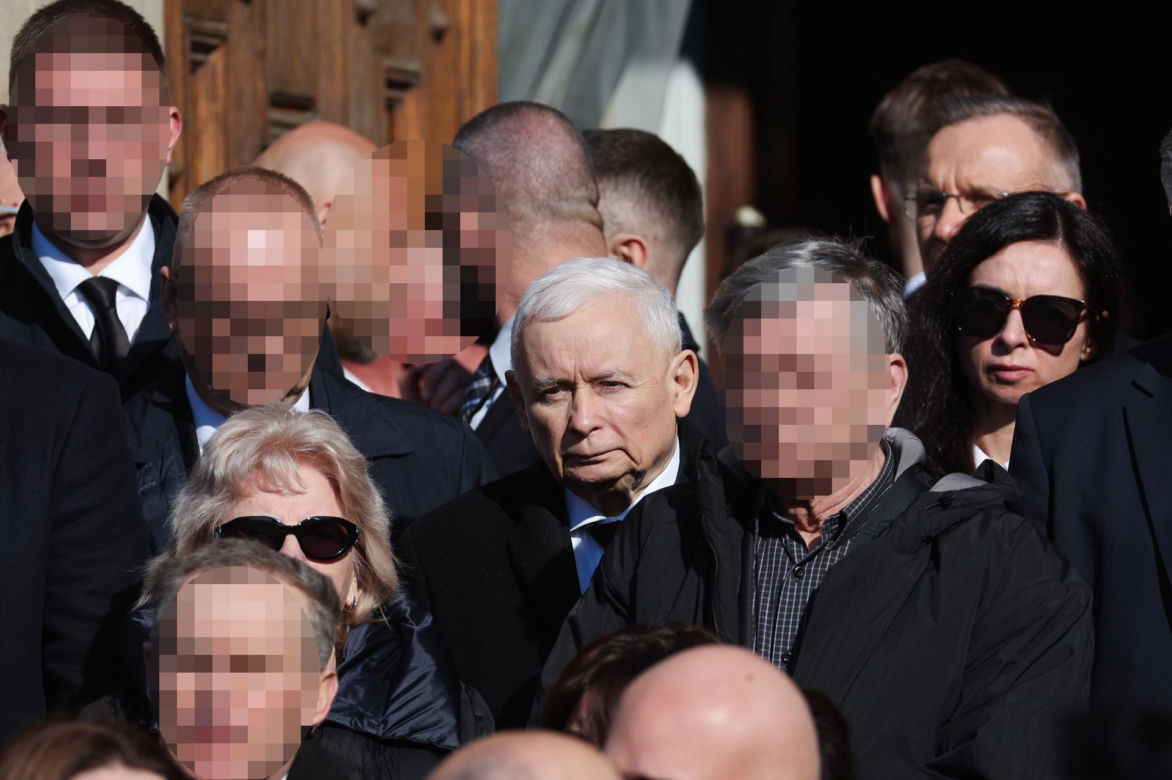 Marta Kaczyńska na pogrzebie Barbary Skrzypek