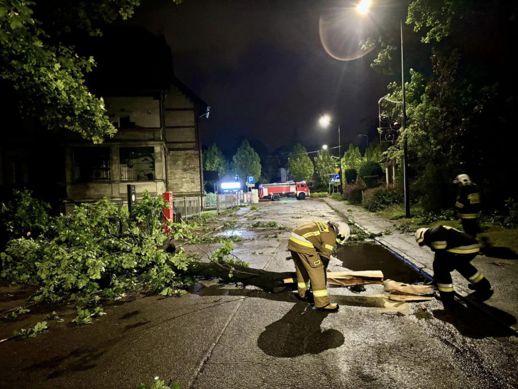 Burza w powiecie pszczyńskim