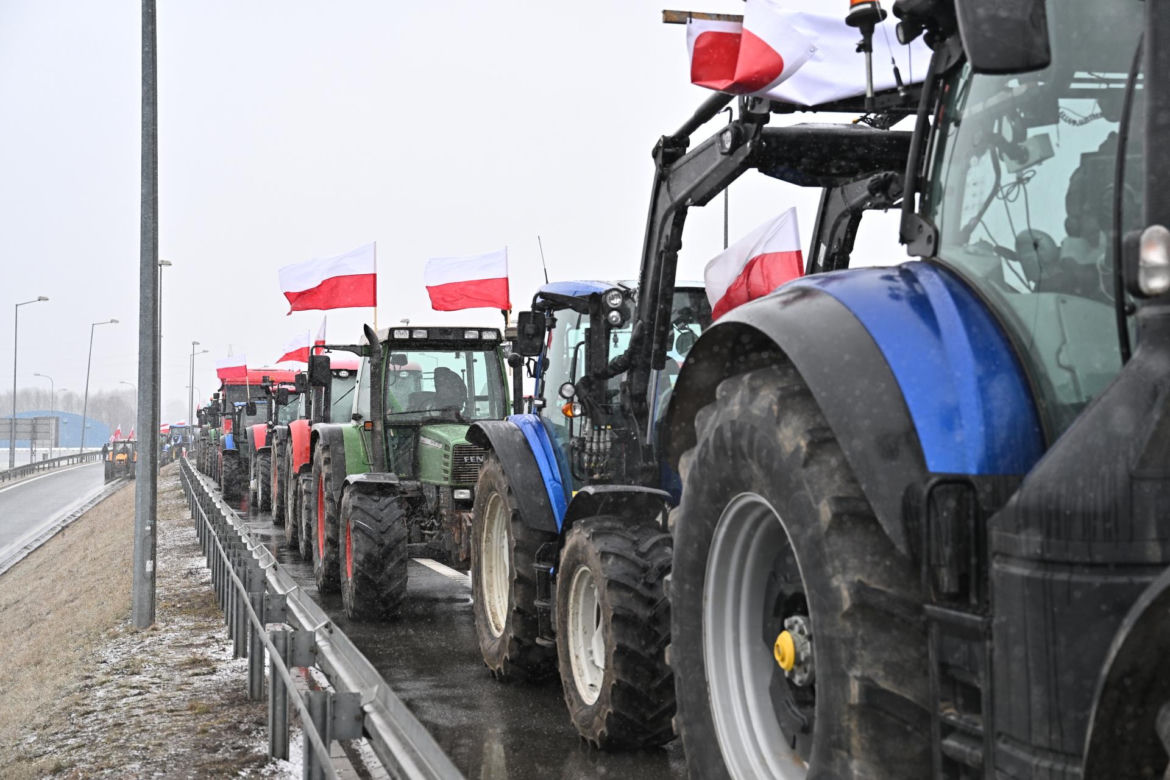 Mińsk Mazowiecki. Ogólnopolski protest rolników
