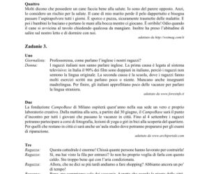 ARKUSZE CKE - Matura j. włoski - poziom podstawowy 2019