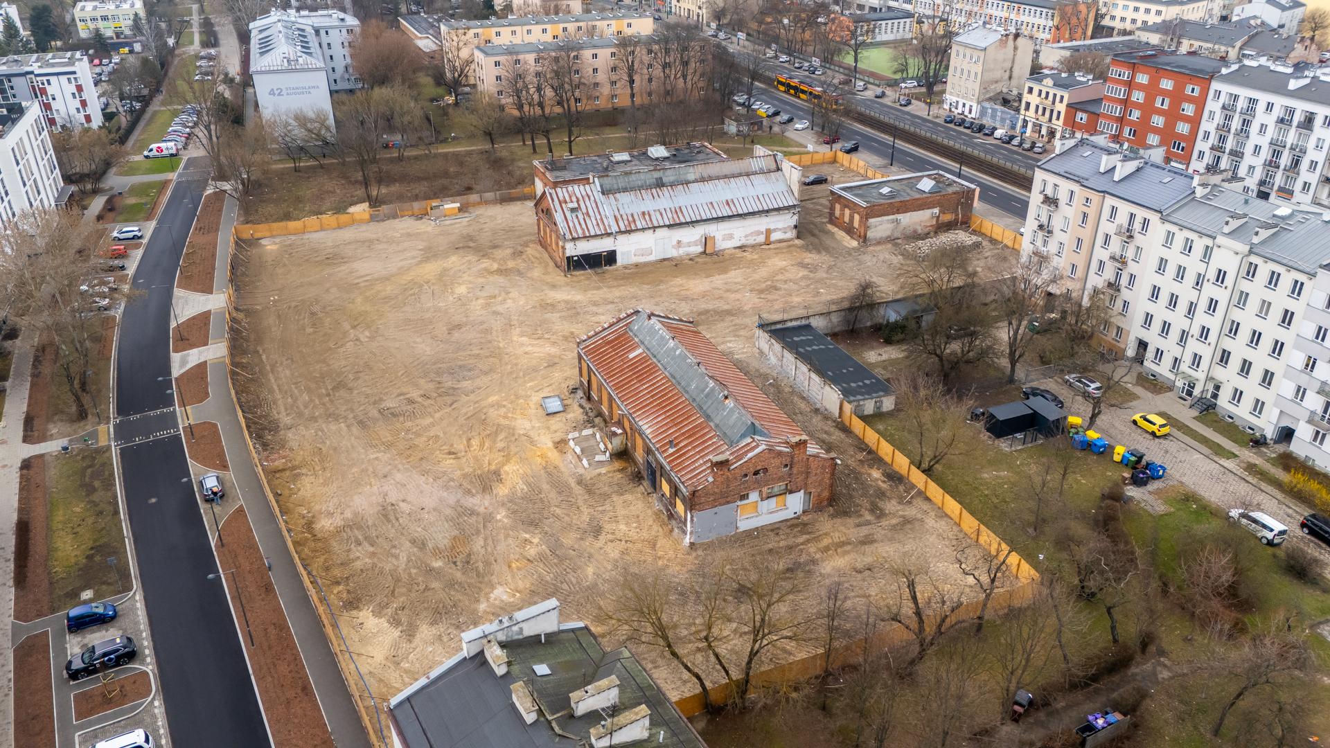 Pozostałości fabryki Perun na Kamionku w Warszawie