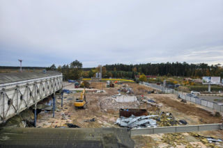 Stary terminal lotniskowy wyburzono