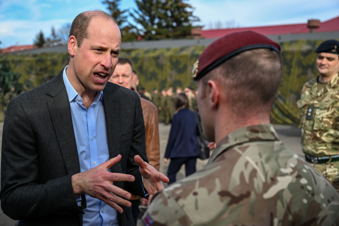 Książę William z wizytą w Polsce. Odwiedził żołnierzy w Rzeszowie