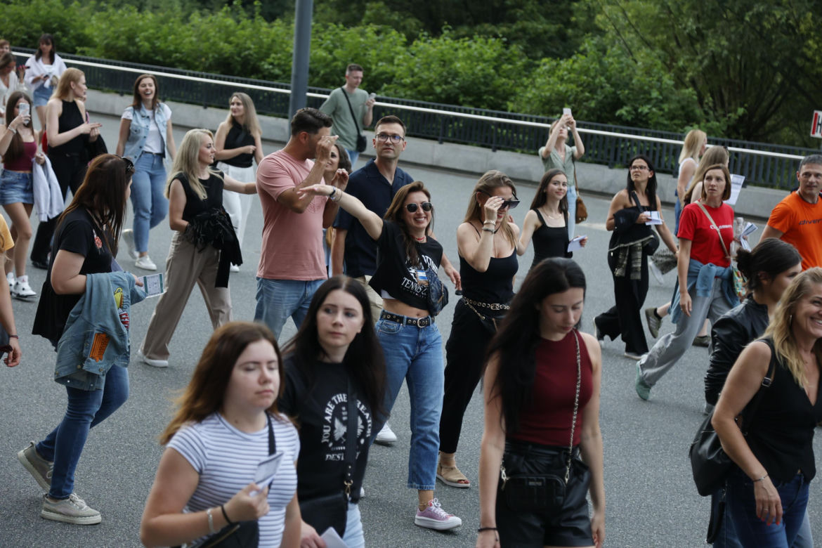 Koncert Jennifer Lopez w Warszawie (25.07.2025) - część pierwsza. Organizatorem koncertu jest Prestige MJM