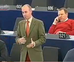 Jacek Kurski przyłapany przez kamerę