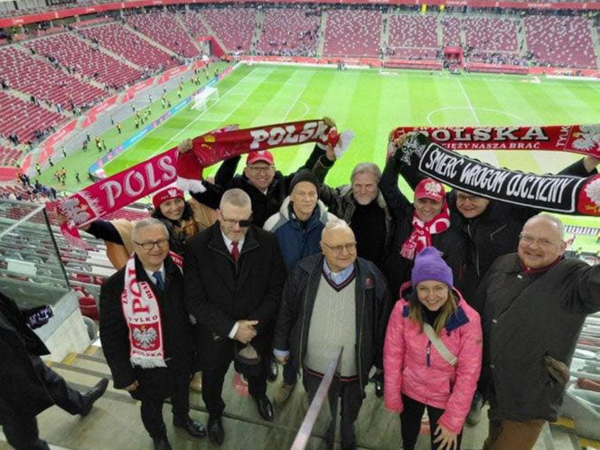 Znane osoby na meczu Polska - Albania w barażach o awans na Mistrzostwa Świata. Zobacz zdjęcia