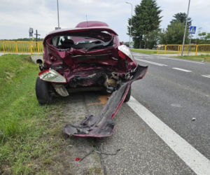Poważny wypadek w miejscowości Sadowie. Zablokowana DK9, są ranni