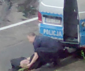 Interwencja policji w Lubinie. Jest nowe nagranie