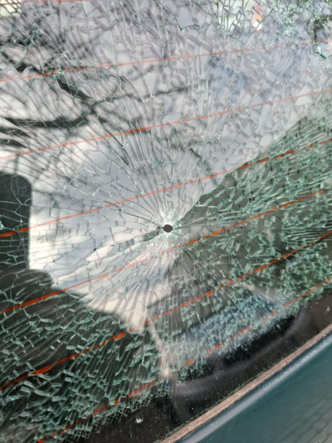 Zaparkowany samochód ostrzelany w Sokołowie Podlaskim?