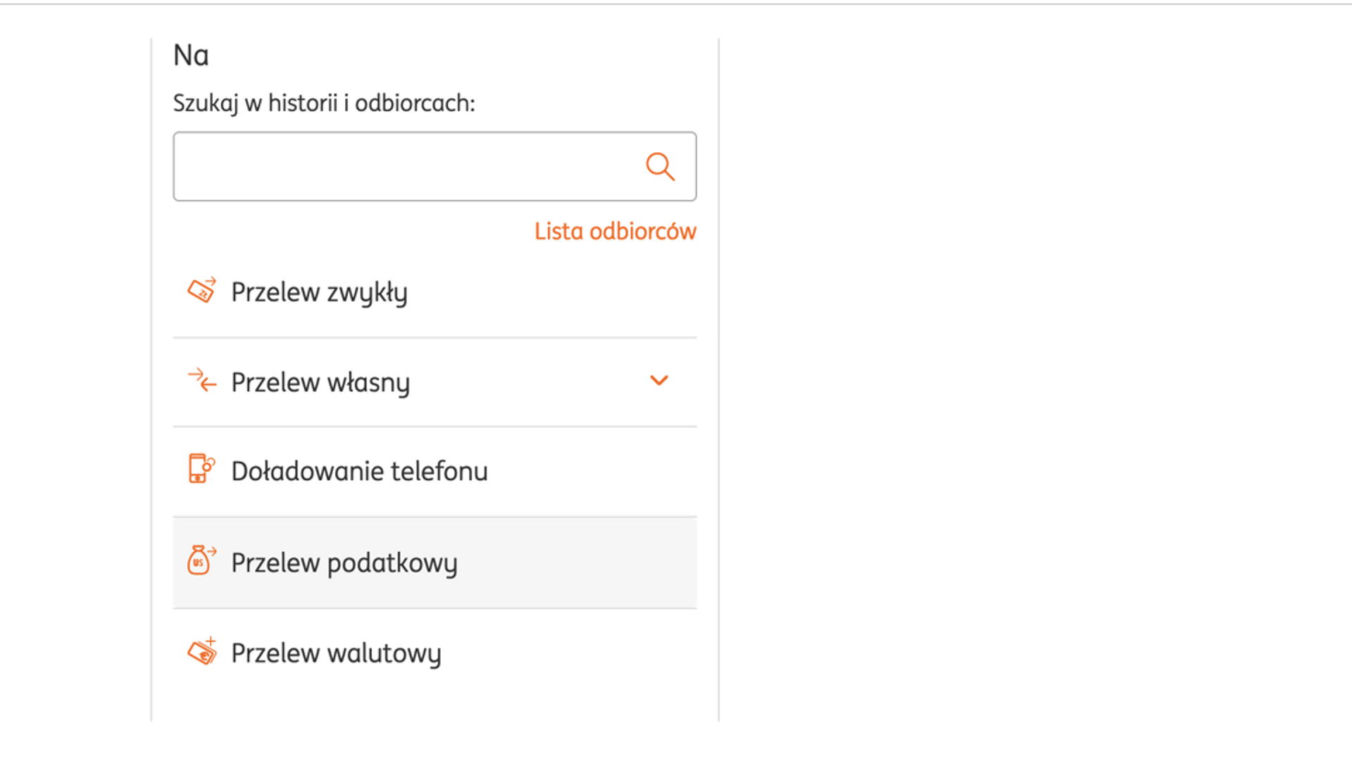 Przelew internetowy za mandat