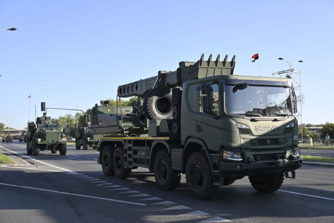 Próba generalna defilady wojskowej w Warszawie