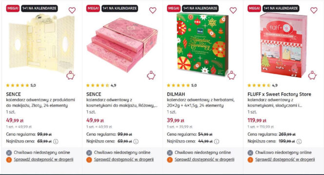 Rossmann rozdaje kalendarze adwentowe za darmo! Trzeba się spieszyć, oferta jest ograniczona czasowo