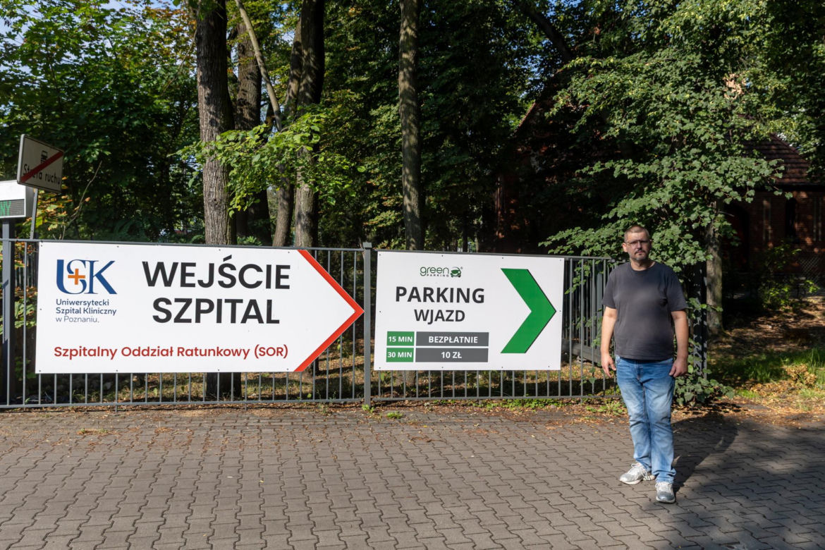Zapłaciłem 1350 zł za parking pod szpitalem