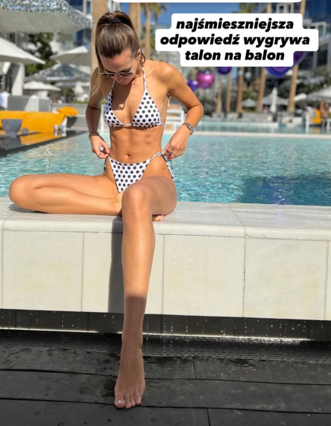 Sandra Kubicka pokazuje mężowi co stracił