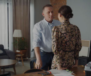 M jak miłość. Joanna (Dominika Sakowicz), Artur Rogowski (Robert Moskwa)