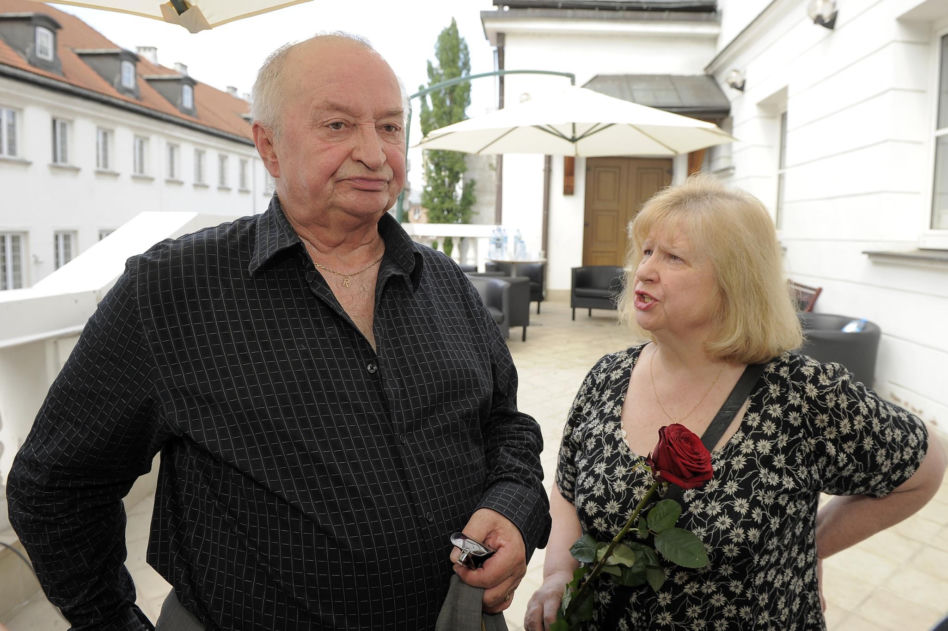 Stanisława Celińska z rodziną
