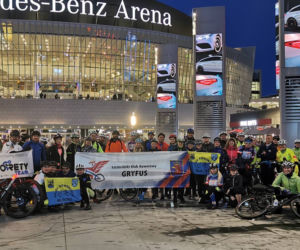 Szczecińscy rowerzyści na Festiwalu Światła w Berlinie