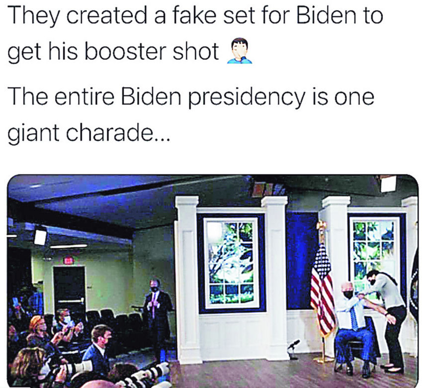 Biden w sztucznym Białym Domu!