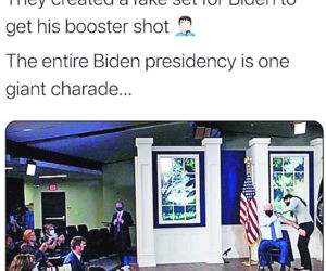 Biden w sztucznym Białym Domu!