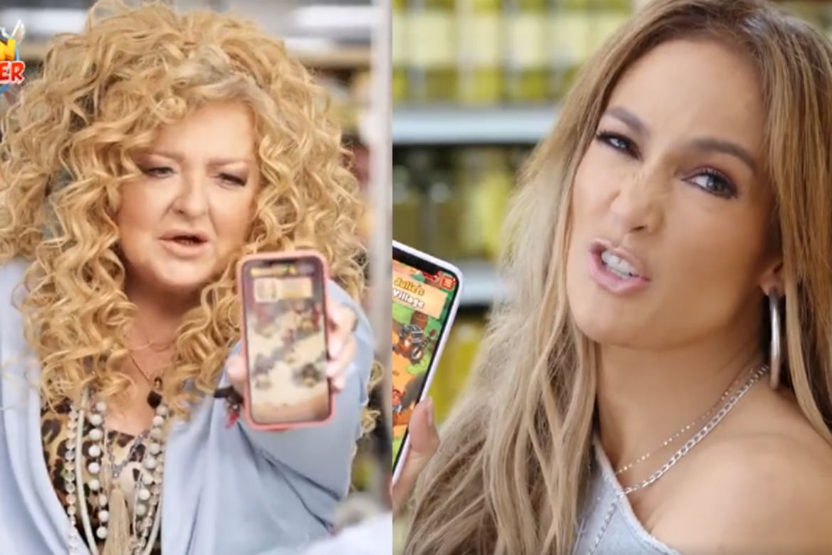 Magda Gessler w tej samej reklamie co Jennifer Lopez