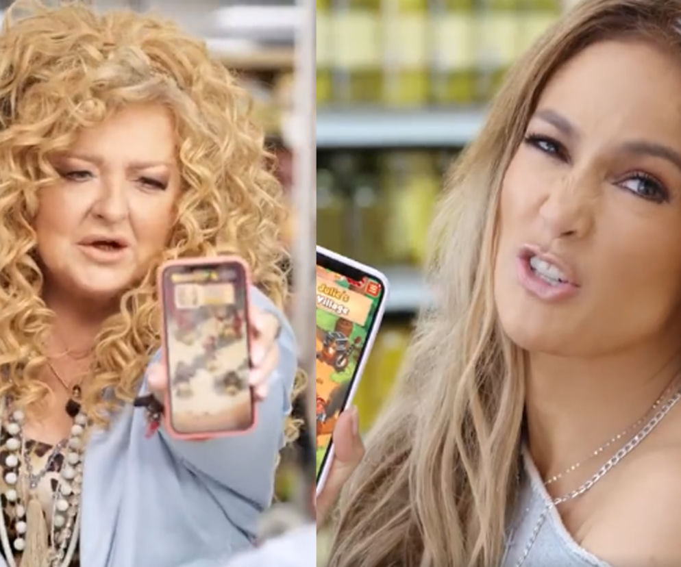 Magda Gessler w reklamie Coin Master jak Jennifer Lopez