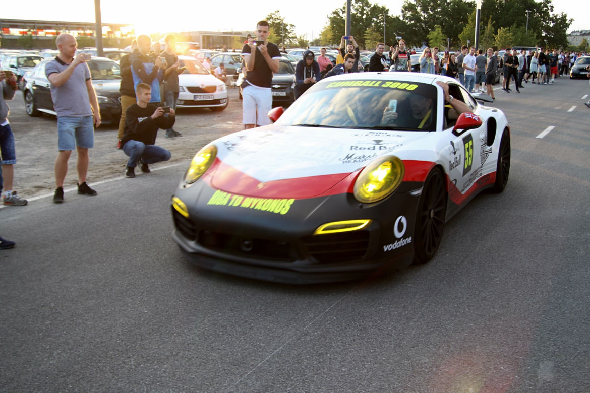 Gumball 3000 2017 w Polsce, Warszawa Stadion Narodowy