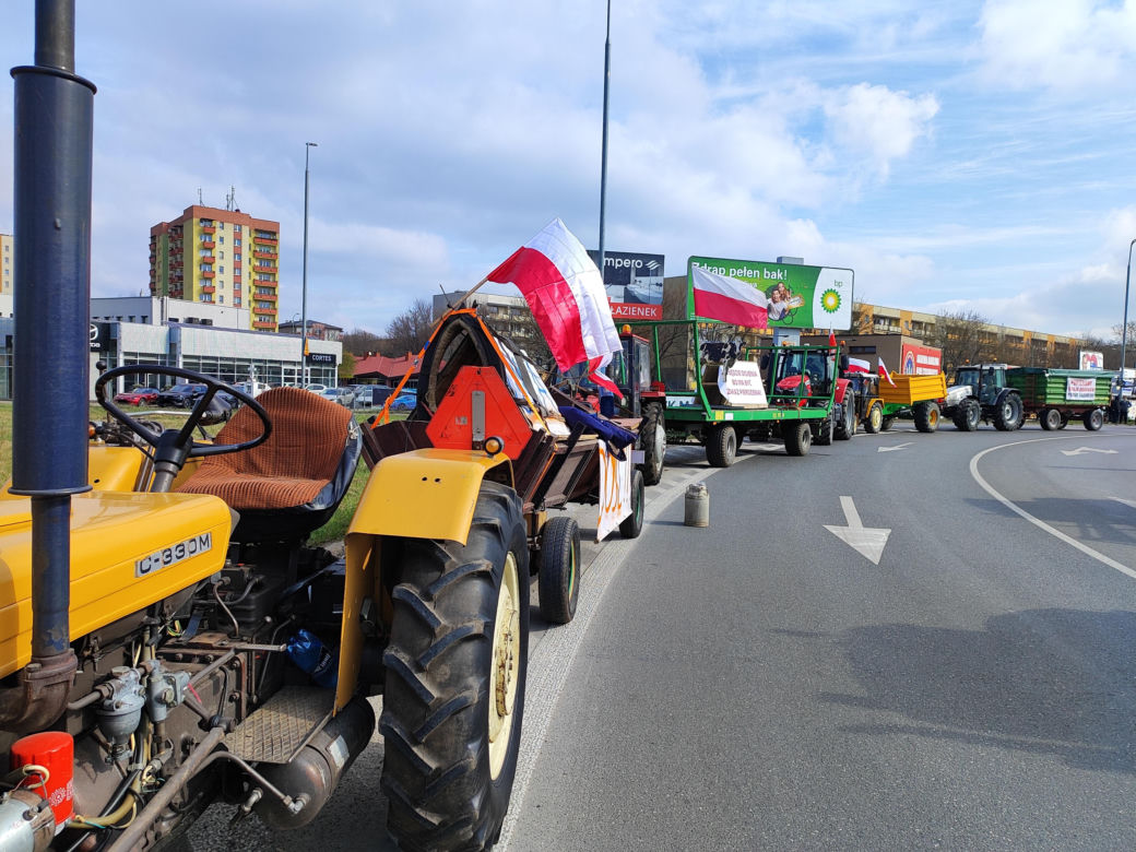 Protest rolników w Radomiu 20 marca