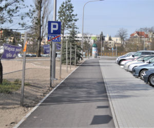 Remont przed dworcem PKP w Iławie - marzec 2020